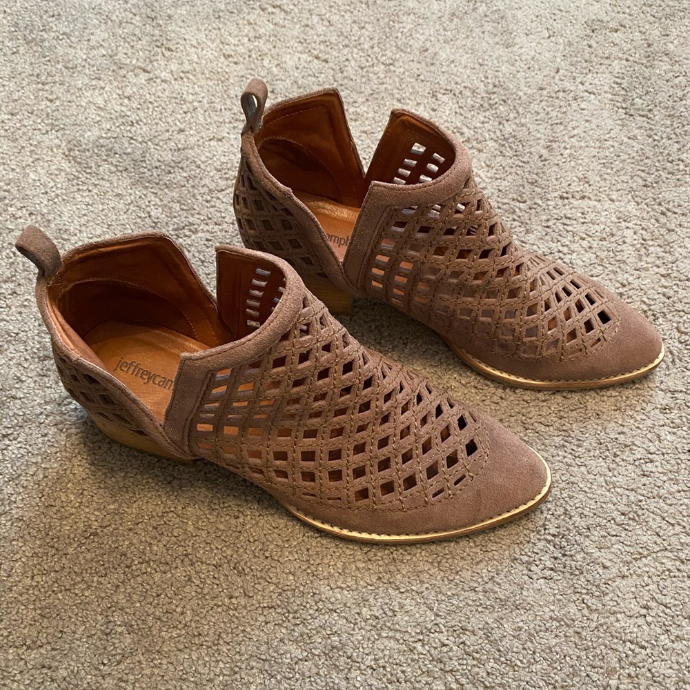 Jeffrey Campbell Taggart Perforated Ankle Booties